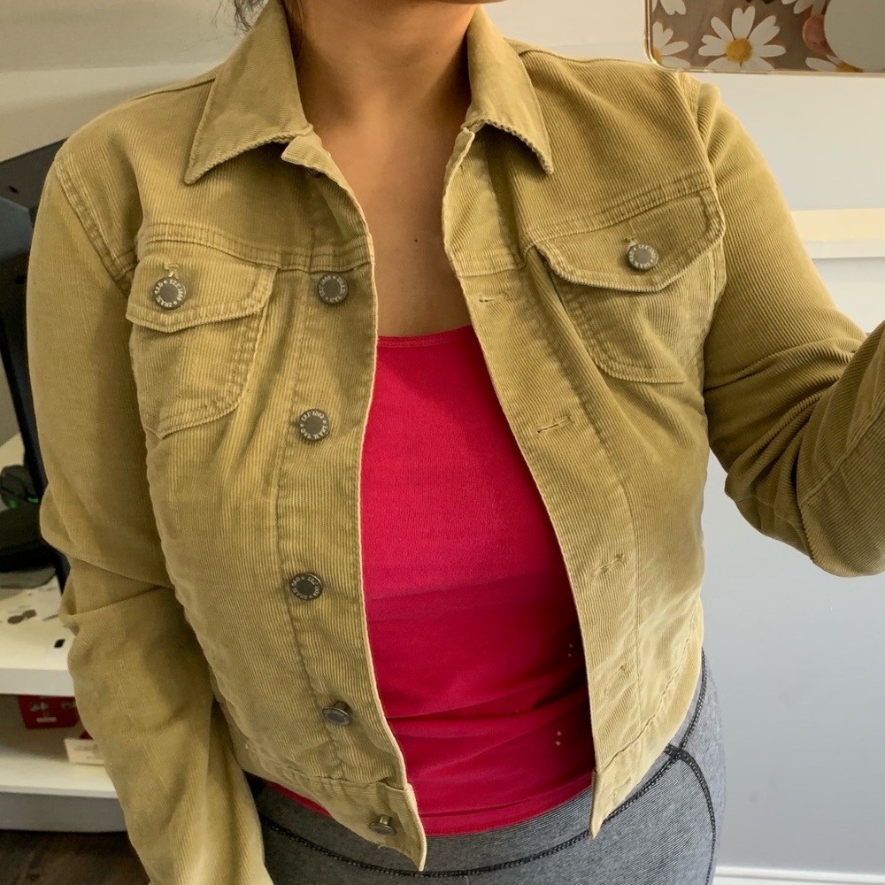 GAP Cropped Corduroy Jacket